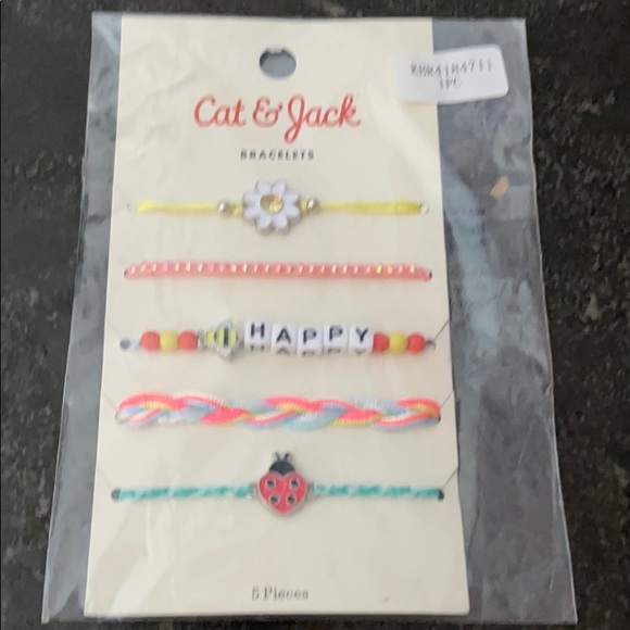 New 5 Pack Kids Bracelets